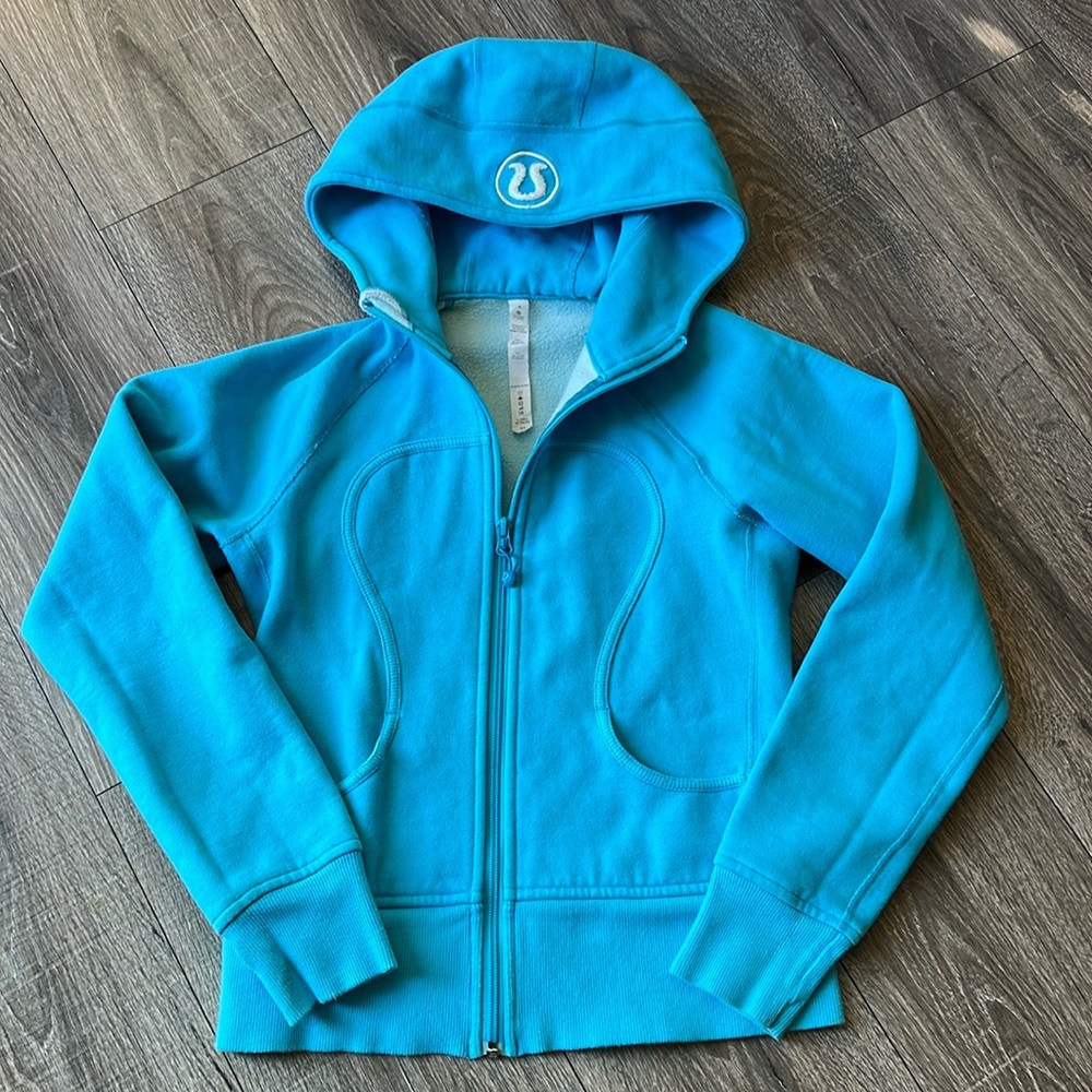 Lululemon Scuba Hoodie Turquoise